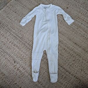 Goumi Grow With You Zipper Footie - Cloud
